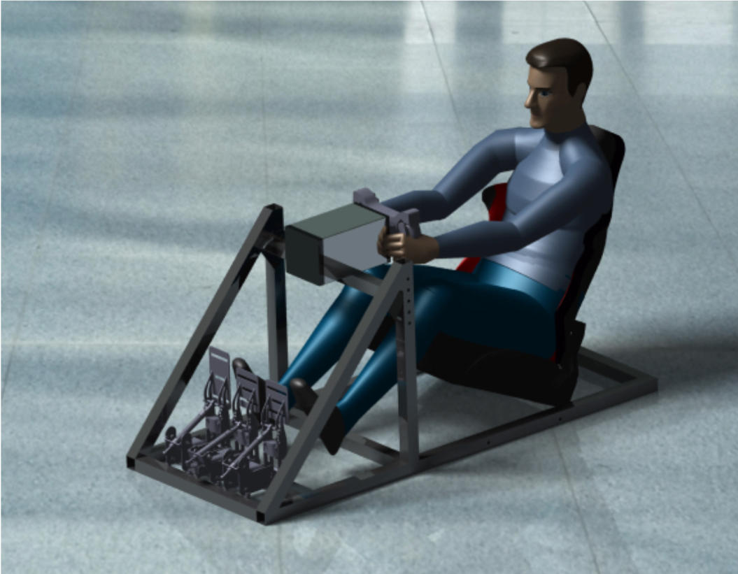 Renderização do Cockpit do simulador automotivo